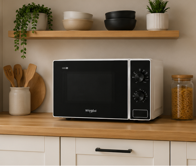 MWP103W Whirlpool forno a microonde libera install. 20LT bianco