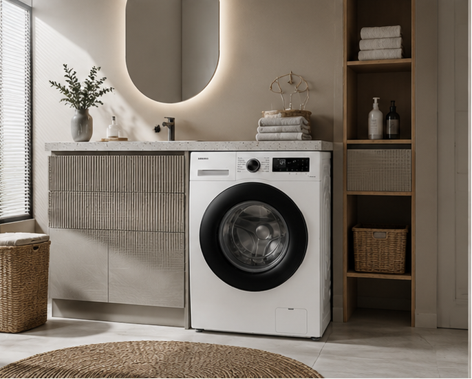 WW11DG5B25AE Samsung lavatrice classe A 11kg 1400 giri libera installazione bianca