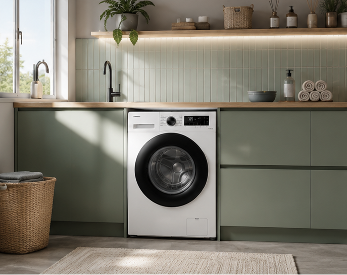 WW11DG5B25AE Samsung lavatrice classe A 11kg 1400 giri libera installazione bianca