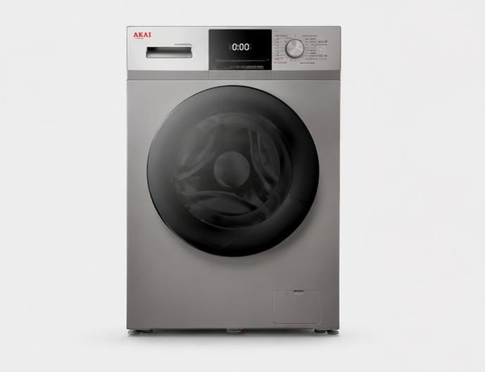 AQUA1265ASSL Akai lavatrice classe A 12kg 1400 giri libera installazione silver