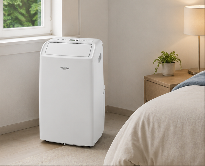 PACF212CO Whirlpool condizionatore portatile classe A 12000 BTU bianco (SG)