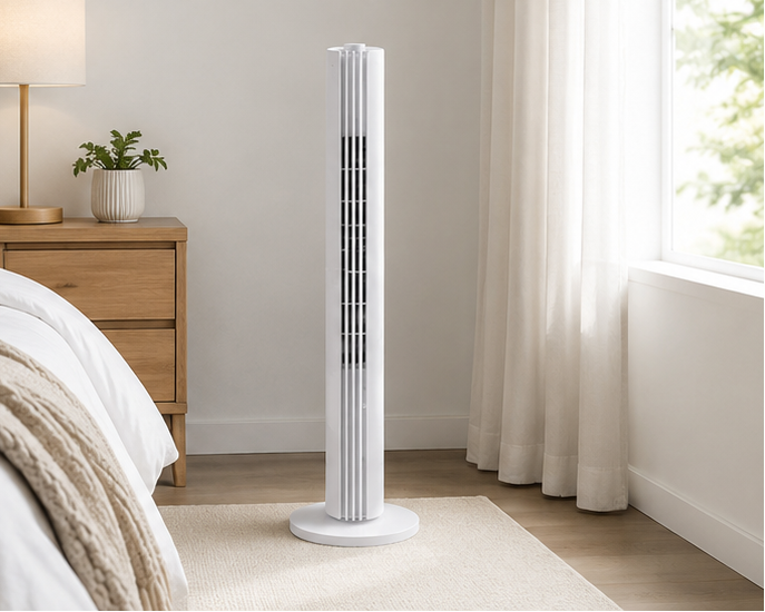 VU6720FO Rowenta ventilatore a torre Urban Cool 40W 3 velocità bianco (SG)