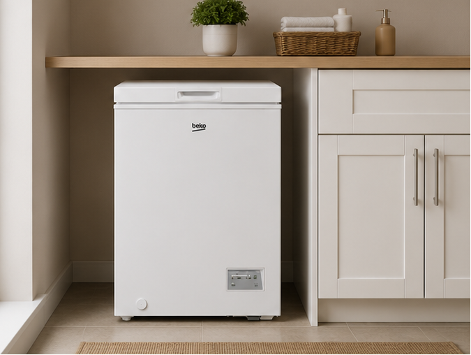 CF100EWN Beko congelatore classe E 98LT statico 84.5cm/h bianco