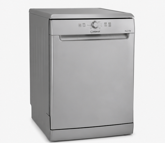 IN2FE14CNP80S Indesit lavastoviglie classe E 14 coperti 60cm/L silver