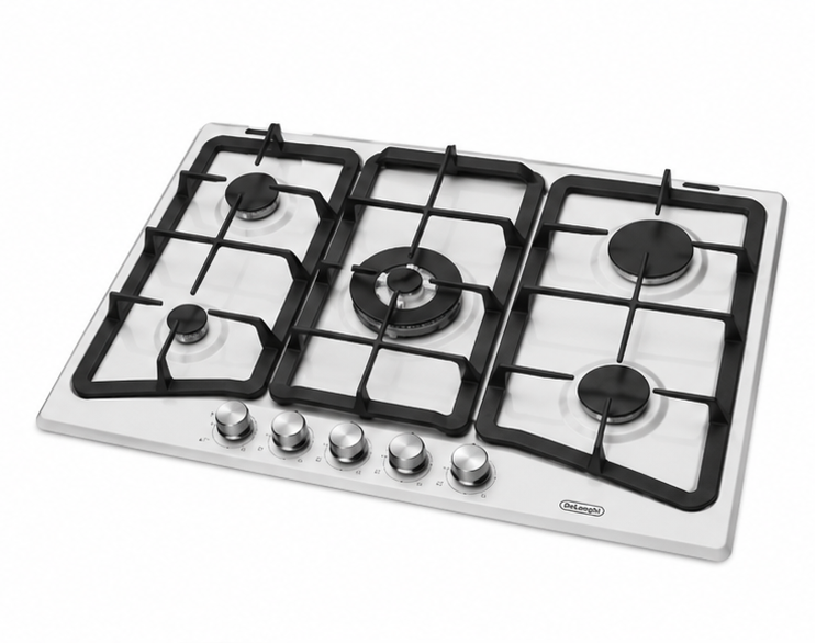 PFB57GH De Longhi piano cottura 5 Fuochi 70 cm Gas