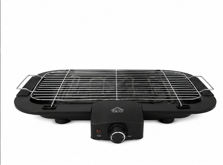 DCGBQ2496 DCG griglia elettrica 2000W termostato regolabile nera