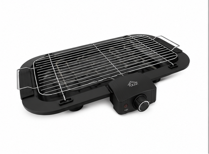DCGBQ2496 DCG griglia elettrica 2000W termostato regolabile nera
