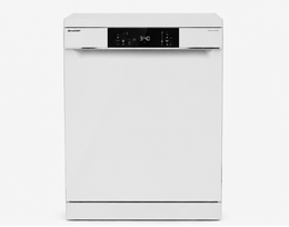 QWNA1DF45EW Sharp lavastoviglie classe E 15 coperti 60cm libera installazione bianca