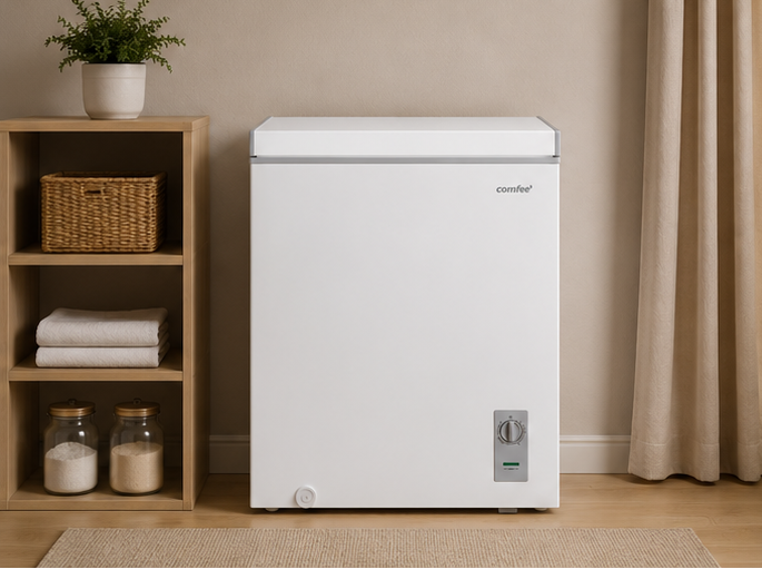 RCC197WH2 Comfee' congelatore classe E 142LT a pozzetto 85cm/h bianco