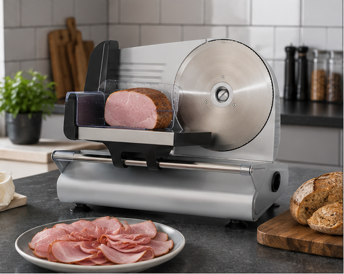 DPMSL8808 DPM affettatrice elettrica 100W lama inox 190mm alluminio