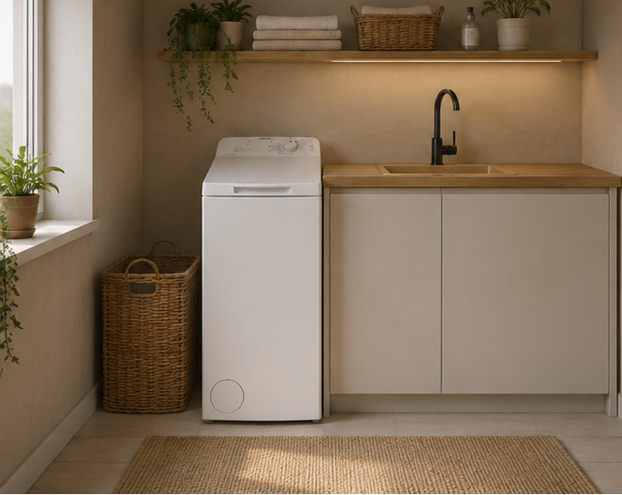 BTWL60400IT Indesit lavatrice classe C 6kg 1000 giri carica dall’alto bianca