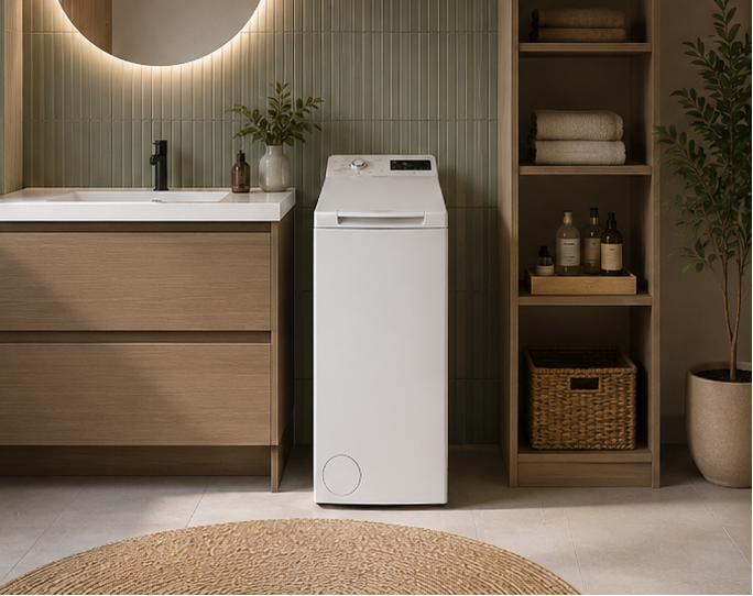 WMTG725BIT Hotpoint lavatrice classe B 7kg 1200 giri carica dall’alto bianca