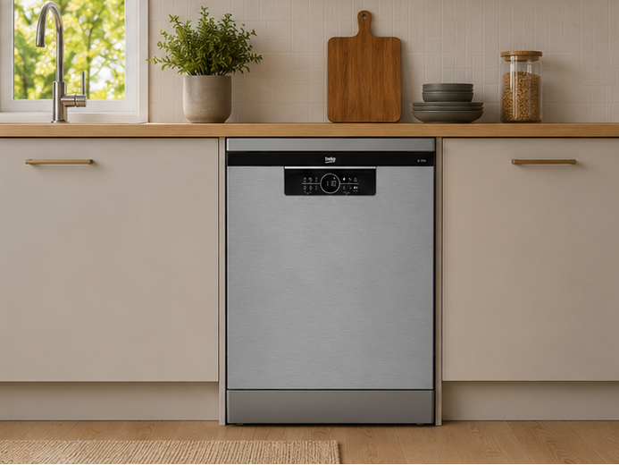 BDFN26441XC Beko lavastoviglie classe C 14 coperti 60cm libera installazione Pearl Inox