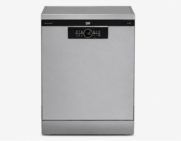BDFN36653XC Beko lavastoviglie classe B 16 coperti 60cm libera installazione Pearl Inox