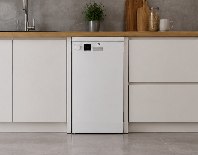 DVS05024W Beko lavastoviglie classe E 10 coperti 45cm libera installazione bianca