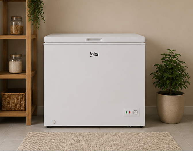 CF200EWN Beko congelatore classe E 200LT 90cm/L  a pozzetto bianco
