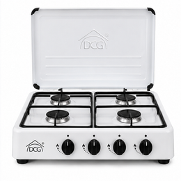 DCGEKP2427 DCG Fornello a gas 4 fuochi con coperchio