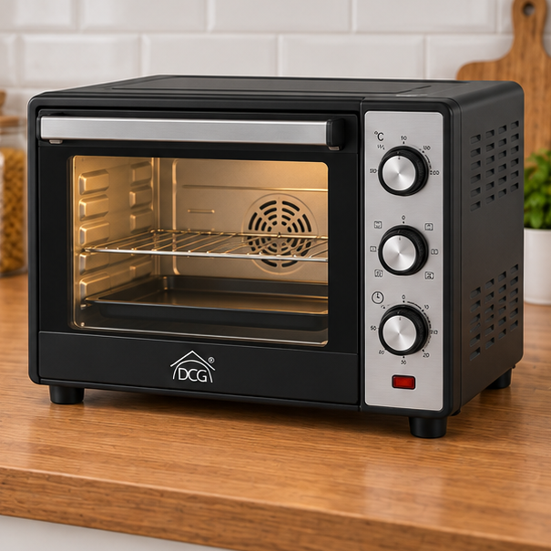 DCGMBN24 DCG Forno elettrico ventilato 24L 1380W, foto 4