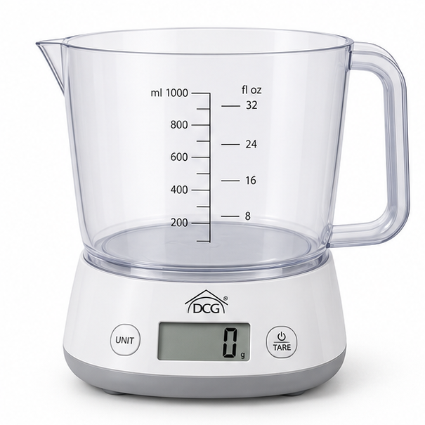 DCGPWC8068 DCG Bilancia da cucina digitale con caraffa, foto 1