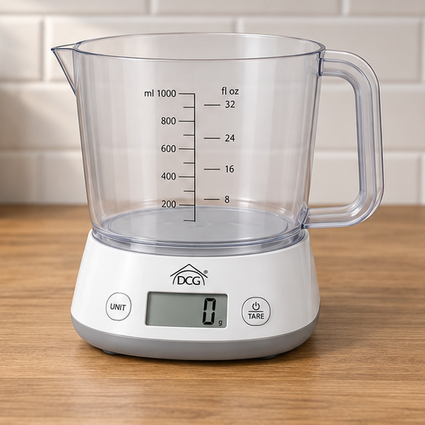 DCGPWC8068 DCG Bilancia da cucina digitale con caraffa, foto 4