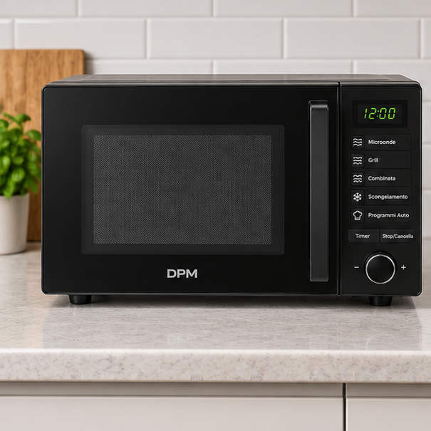 DPM20U DPM forno a microonde digitale 20L 700W con grill nero, foto 3