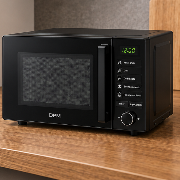 DPM20U DPM forno a microonde digitale 20L 700W con grill nero, foto 4