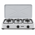 DPM6053 DPM piano cottura a gas 3 fuochi GPL con coperchio, foto 1