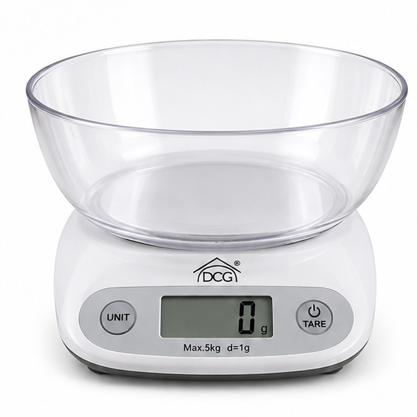 DPMBC3130 DPM bilancia da cucina elettronica 5kg con ciotola 1,2L, foto 1