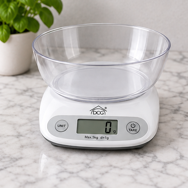 DPMBC3130 DPM bilancia da cucina elettronica 5kg con ciotola 1,2L, foto 3