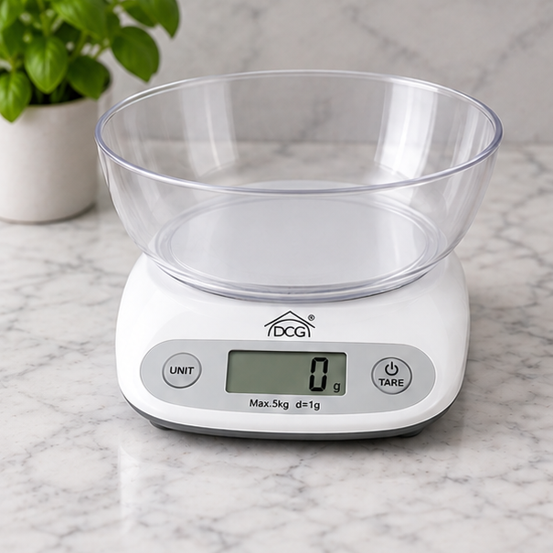 DPMBC3132 DPM Bilancia da cucina digitale 5 kg con ciotola, foto 3
