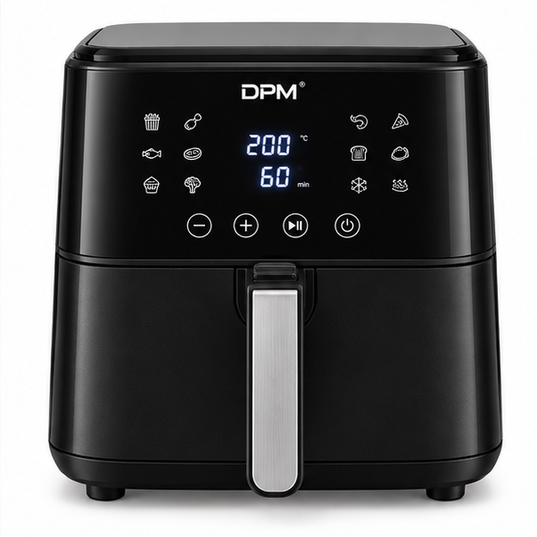DPMYJ6503 DPM friggitrice ad aria digitale 7L 1600W nera, foto 1