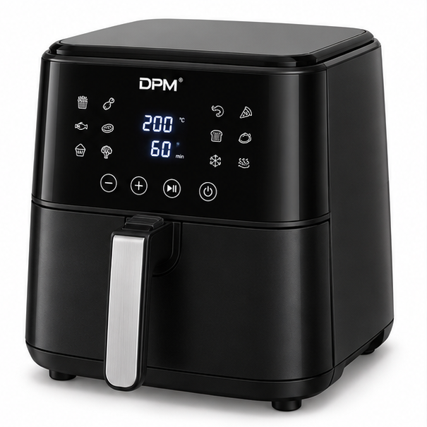 DPMYJ6503 DPM friggitrice ad aria digitale 7L 1600W nera, foto 2