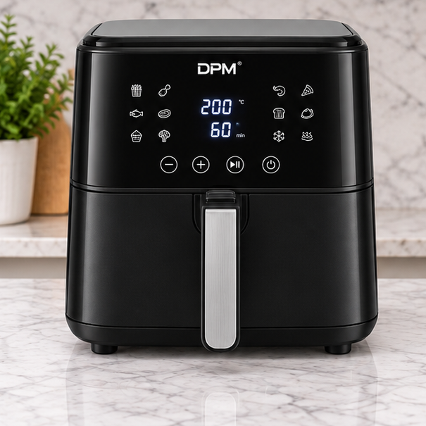 DPMYJ6503 DPM friggitrice ad aria digitale 7L 1600W nera, foto 3