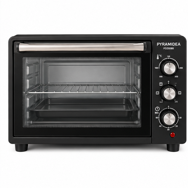 FO2008B Pyramidea Forno elettrico 20L nero, foto 1