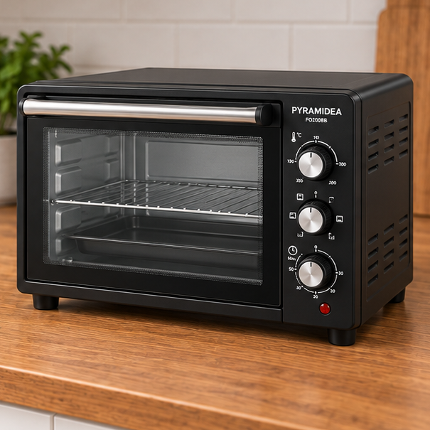 FO2008B Pyramidea Forno elettrico 20L nero, foto 4