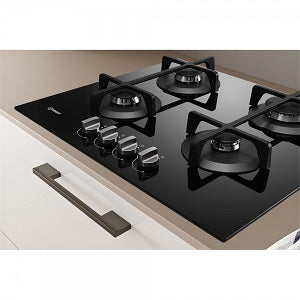 ING61TBK indesit piano cottura 60 cm 4 fuochi gas