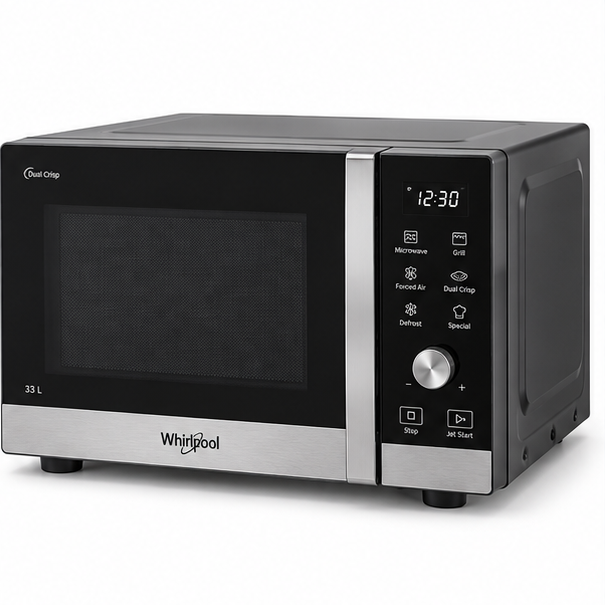 MWP338SB Whirlpool Forno a microonde 33L Dual Crisp con grill, foto 2