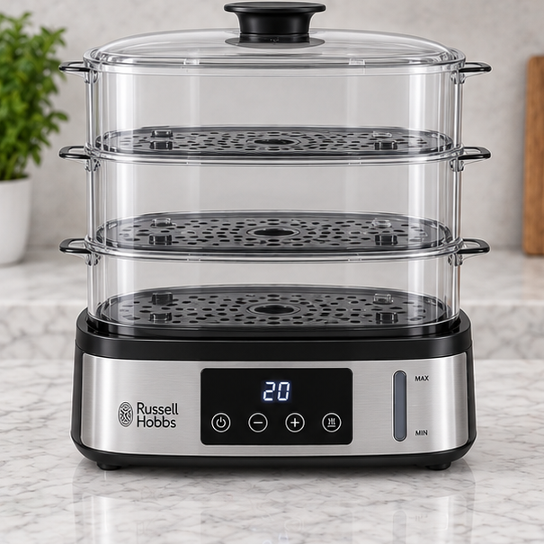 RUS23560-56 Russell Hobbs Vaporiera digitale 10,3L 1000W, foto 3