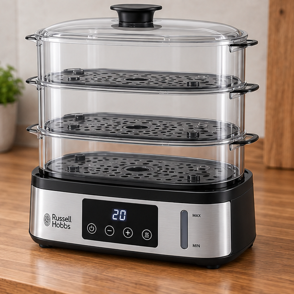 RUS23560-56 Russell Hobbs Vaporiera digitale 10,3L 1000W, foto 4