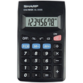 EL233SBBK Sharp calcolatrice tascabile nera