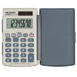 EL243EB Sharp calcolatrice tascabile EL-243EB