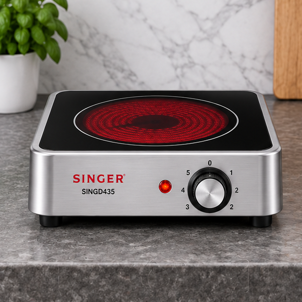 SINGD435 Singer Fornello elettrico in vetroceramica, foto 3