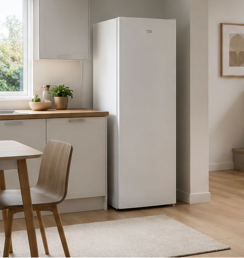 RSSE265K40WN Beko frigo monoporta classe E 252LT 54cm statico 145cm/h bianco