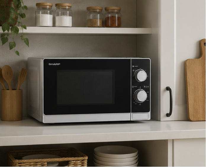 R600IN Sharp forno a microonde 20LT + grill silver