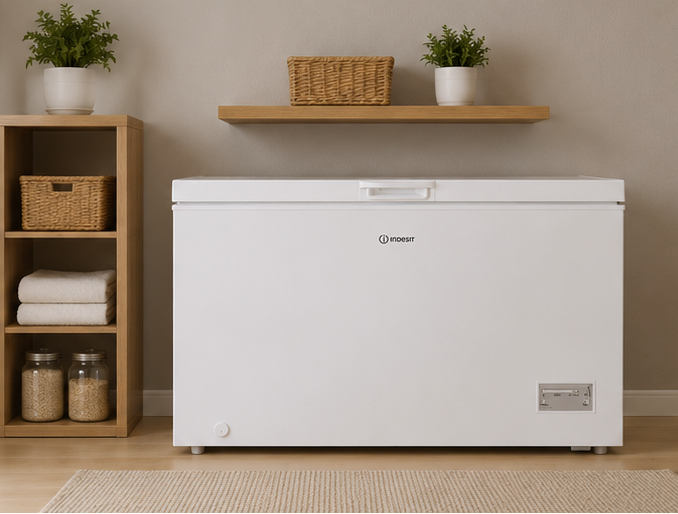 OS2A250 Indesit congelatore classe E 255LT 101 cm/L a pozzetto bianco