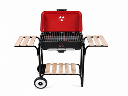 DCGBQS2498 DCG barbecue elettrico/carbone 2300W con stand e ruote nero