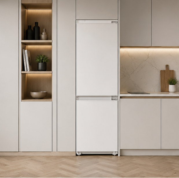 MKRF320ISTESX Master Kitchen frigorifero combinato incasso classe E 271L statico
