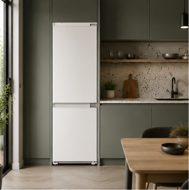 MKRF320ISTESX Master Kitchen frigorifero combinato incasso classe E 271L statico