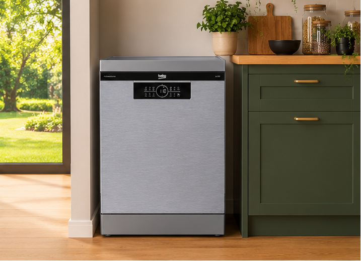 BDFN26641XQ Beko lavastoviglie classe C 16 coperti 60cm libera installazione Pearl Inox