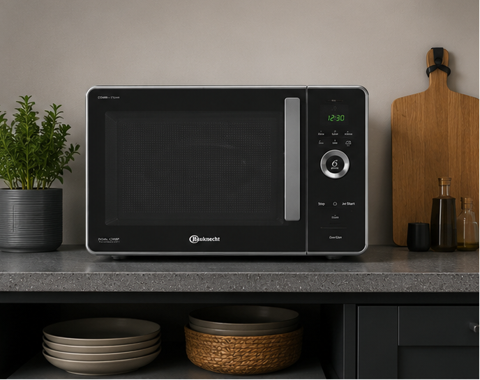 MW80SL Bauknecht Forno a microonde combi+vapor.+crisp 30LT silver